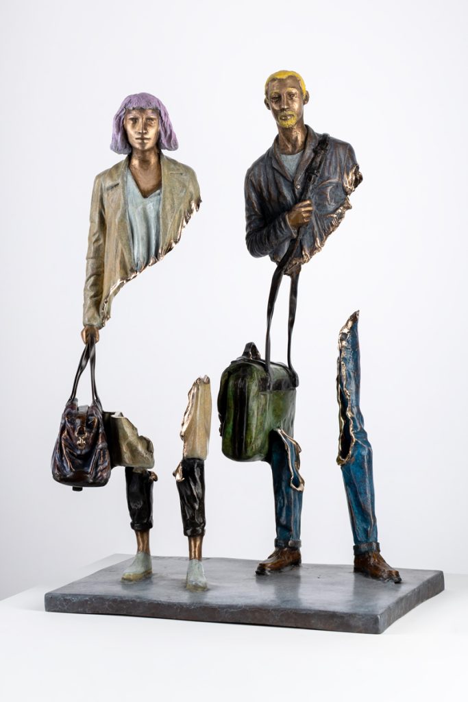 Sculptures à deux personnages Catalano